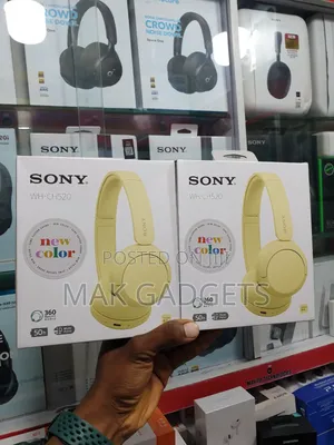 Sony Wh-Ch520 Wireless Headphones Bluetooth on-Ear Headset