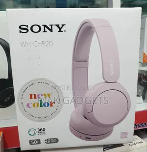 Sony Wh-Ch520 Wireless Bluetooth on-Ear Headphones, High Quality Sound