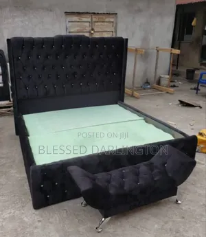 Quality Black Family Size Bed Frame