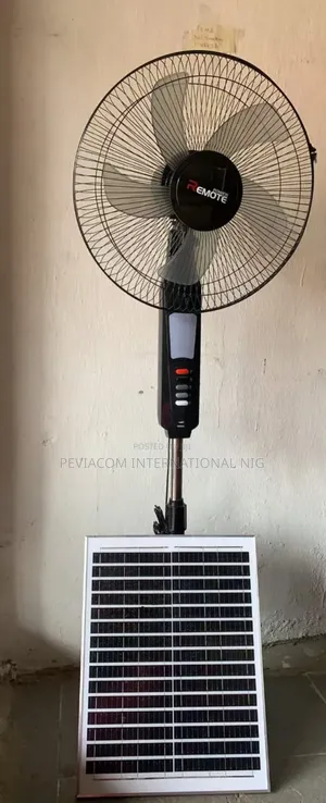 Rechargeable Solar Fan
