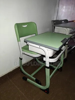 Single School Chair and Table