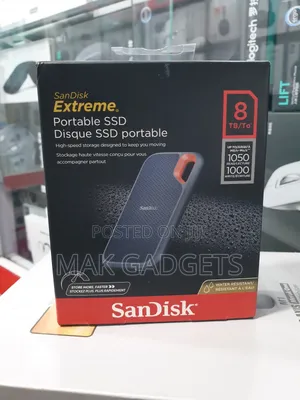Sandisk 8tb Extreme Portable SSD 1050mb/S