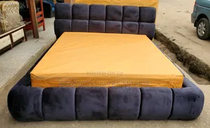 6 by 6 Upholstery Bubble Bedframe.