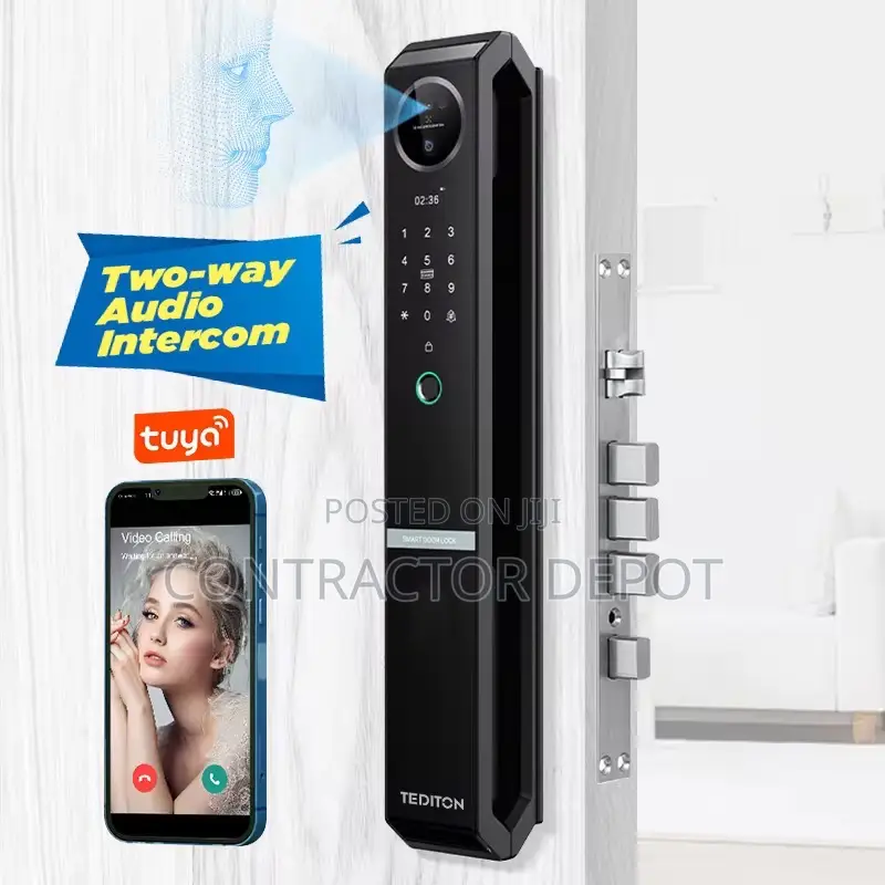 Automatic High Security Push Pull Intercom Smart Locks