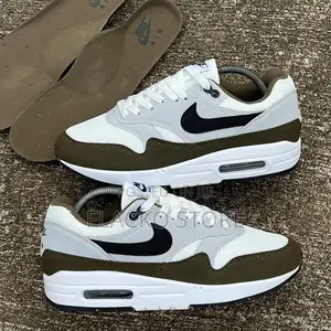 Original Nike Air Max 1 Medium Olive Sneakers