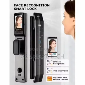 Tuya Wifi 3d Face Recognition Door Lock With Video Intercom