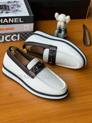 Original Salvatore Ferragamo White Shoes