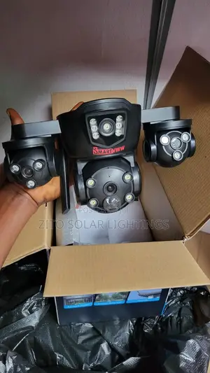 4 Face Solar Camera