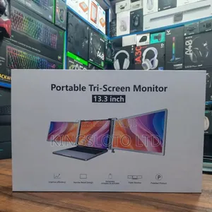 Portable Tri-Screen Monitor