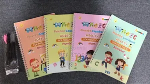 Children Magic Groove Practice Copy Drawing Book With Pen
