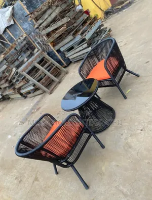 You and I Rattan Chairs With Center Tablet