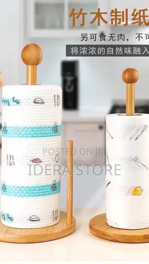 Bamboo Tissue Holder