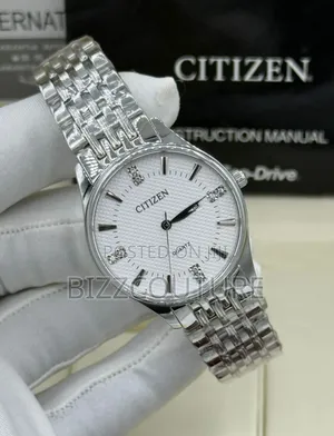 Original Citizen Silver Stainless Steel, Calendar, Quartz Watch