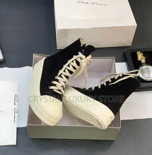 Rick Owens Quality Luxury Men Ankle Shoe