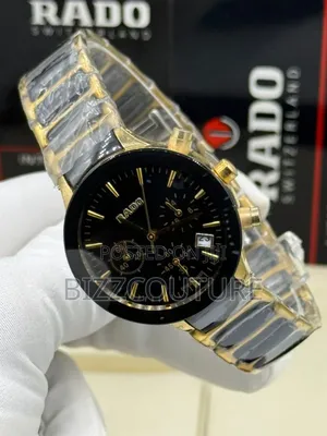 Original Rado Stainless Steel, Black Dial, Calendar, Quartz Watch
