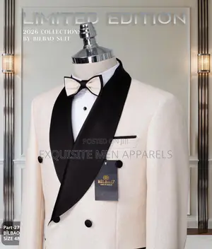 Tuxedo Shawl Lapel Double Breasted Turkish Designer Men’S Suit