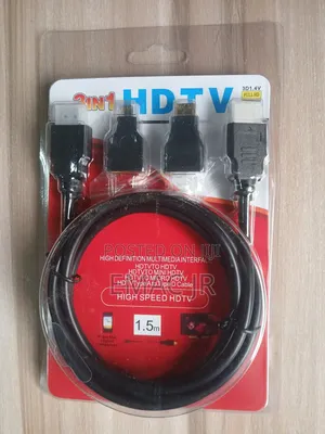 3-in-1 High-speed Hdmi Cable, Featuring Different Connector