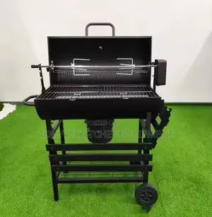 Charcoal Grill With Electric Grill
