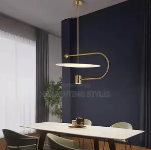 Nordic Led Designer Acrylic Gold Pendant