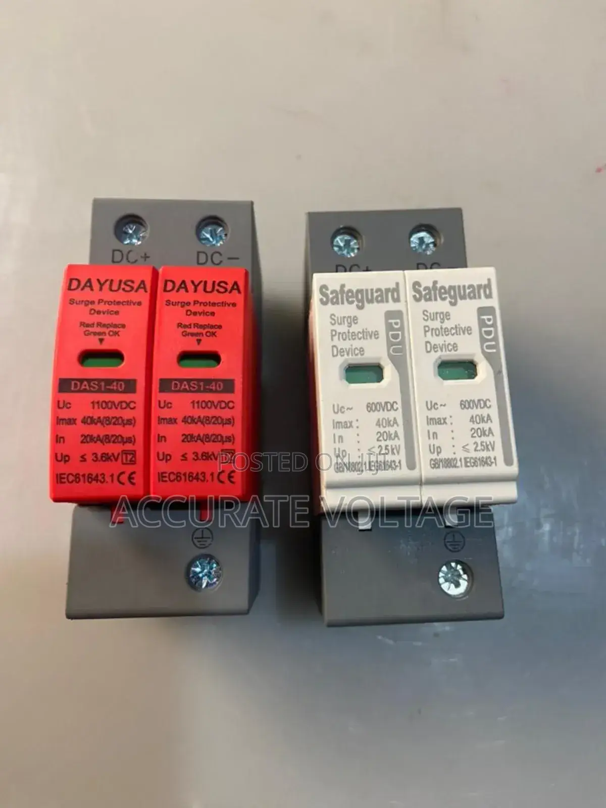 2p 600v Dc Surge Protector