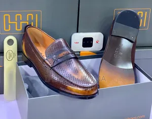 Classic Brown Color Leather Corporate Shoe