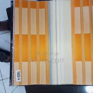Day And Night Window Blind - Brilliant Yellow Design