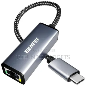 Benfei Usb C to Ethernet Adapter,Type-C (Thunderbolt 3)To Rj45 Gigabit