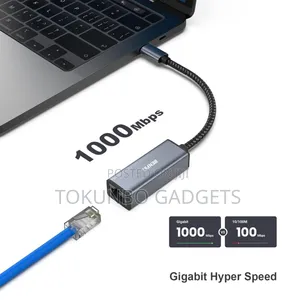 Benfei Usb C to Ethernet Adapter,Type-C (Thunderbolt 3)To Rj45 Gigabit