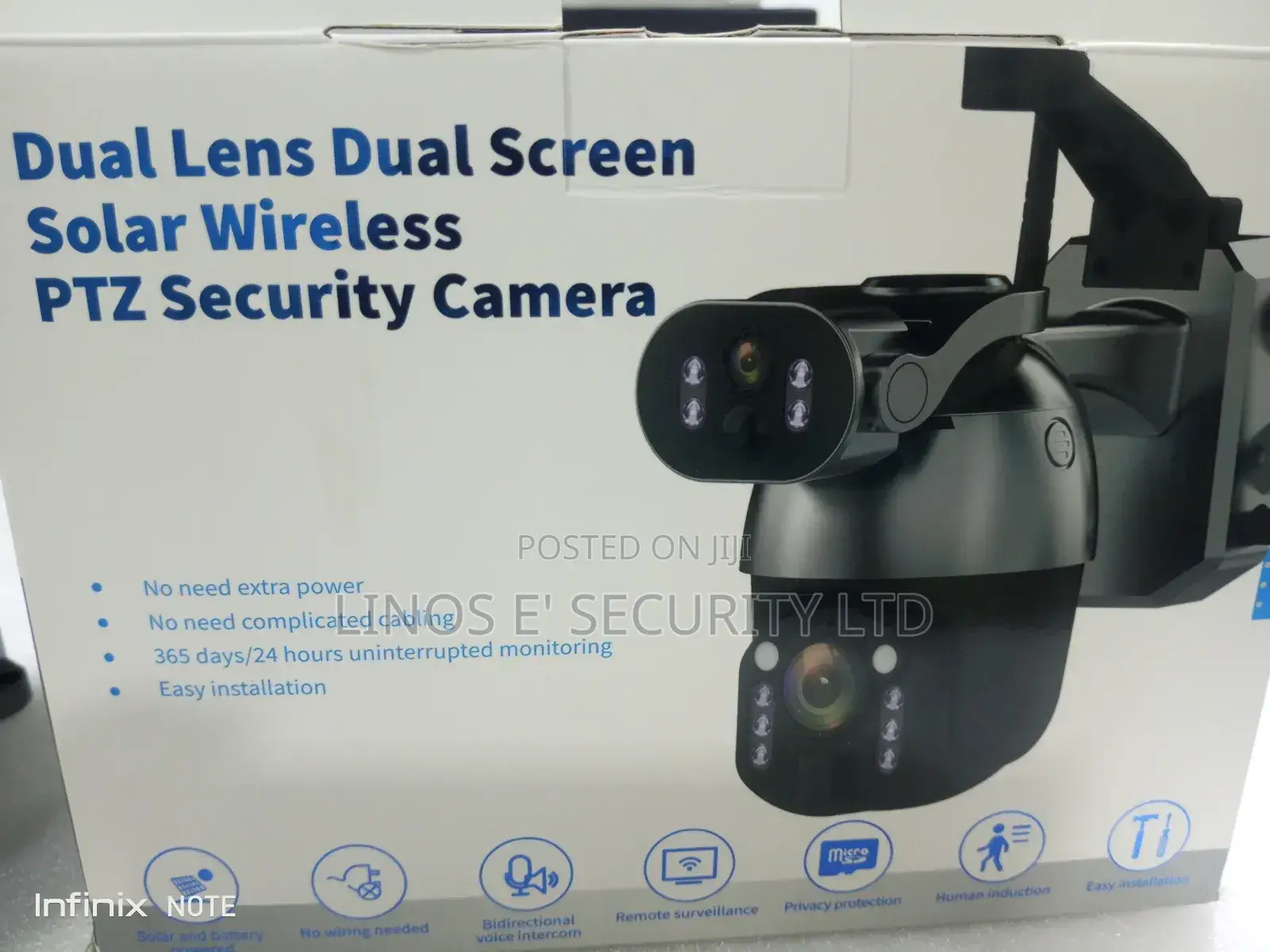 Dual Lens Solar PTZ Camera