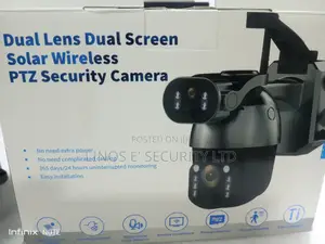 Dual Lens Solar PTZ Camera
