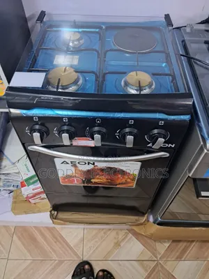 Aeon Standing Gas Cooker 3gas 1 Electric With Down Oven
