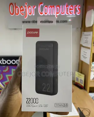 Poolee Titan 2.0 22000mah Powerbank
