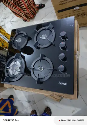 Powerflame Image Inbuilt 4 Gas Burner Hob
