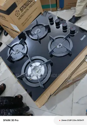 Cookquick Image Inbuilt 4 Gas Burner Hob.