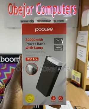 Poolee Ace 30000mah Power Bank With Built-in Lamp