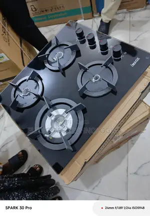 Burnease Image Inbuilt 4 Gas Burner Hob