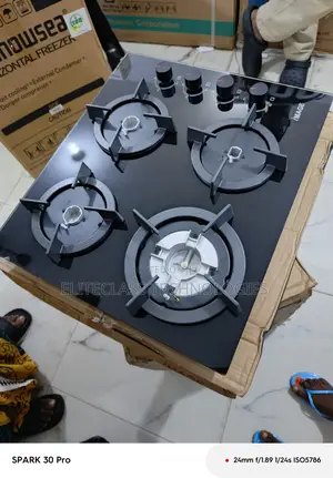 Chefline Image Inbuilt 4 Gas Burner Hob.