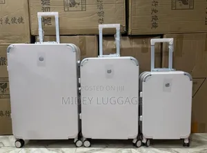 Quality Set of 3 Aluminum Luggage Traveling Box