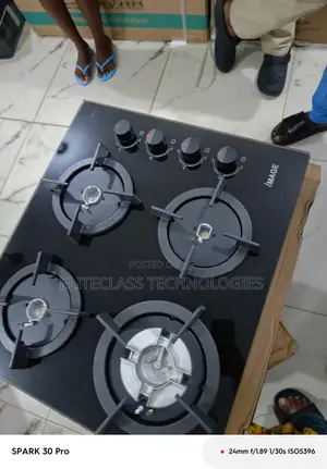 Flameset Image Inbuilt 4 Gas Burner Hob