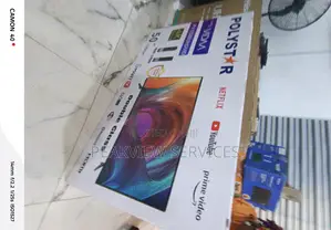 Polystar 50 Inch Frameless Smart Tv With Uhd Resolution