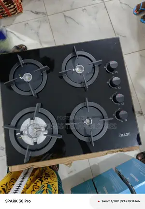 Burnrush Image Inbuilt 4 Gas Burner Hob