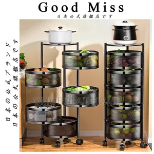 Multifunctional Kitchen Storage Rack 5 Layers Fruit Vegetables Basket