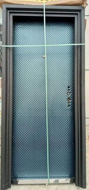 Black Security Steel Door/ Extra Height Door