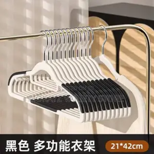 10pc Nonslip Seamless Hanger,Trouser Rack,Wardrobe Display Hanger