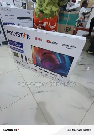 Polystar 50 Inches Smart Led Tv With Bluetooth Pv-Tg50hdvid