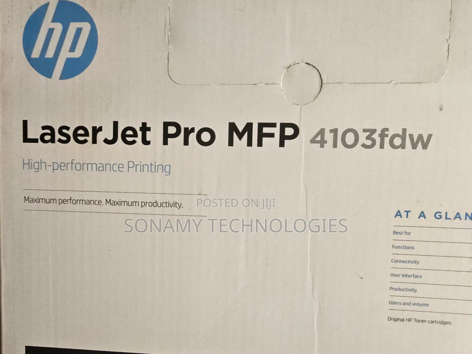 Hp Printer Laserjet MFP Pro 4103dw