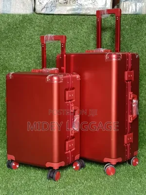 Luxury Set of 2 Aluminum Luggage Traveling Box