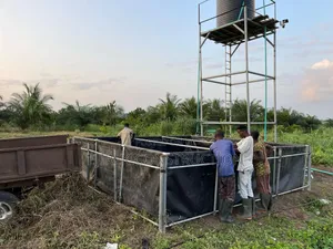 Mobile Tarpaulin Fish Pond (Catfish and Tialpia)