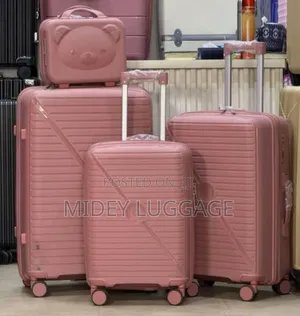 Set of 4 Rubber Luggage Boxes