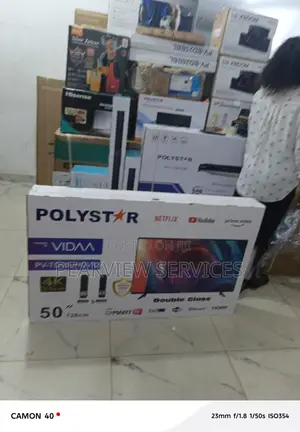 Polystar 50 Inches Frameless Smart Tv – Stylish Strong Pv-Tg50hdvid
